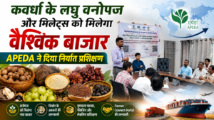 कवर्धा के लघु वनोपज और मिलेट्स को मिलेगा वैश्विक बाजार, APEDA ने दिया निर्यात प्रशिक्षण ।